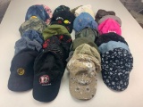 Lot of 32 Women's Baseball Style Hats