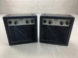 Lot of 2 222 by First Act Compact Portable / Practice Guitar Amps