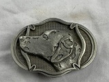 Firehouse dog Dalmatian Belt Buckle 1993