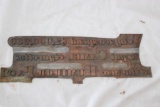 Antique Camel Cigarettes printers Plate Advertising 10x3