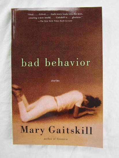 1988 "Bad Behavior: Stories" by Mary Gaitskill PAPERBACK