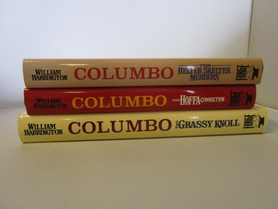 Lot of 3 Hardcover William Harrington Colombo Detective Novels