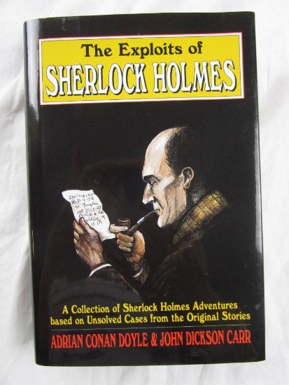 1954 "The Exploits of Sherlock Holmes" by Adrian Conan Doyle & John Dickson Carr HARDCOVER