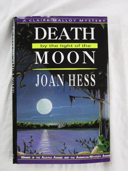 1992 "Death by the Light of the Moon" By Joan Hess HARDCOVER