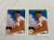 Lot of 2 BEN MCDONALD 1990 Upper Deck Rookie Cards with ERROR Rookie Card