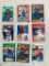 1990 MARQUIS GRISSOM Lot of 9 ROOKIE Baseball Cards