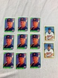 CHUCK KNOBLAUCH Twins Lot of 11 1990 Baseball ROOKIE Cards
