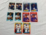 Lot of 10 DAVE JUSTICE 1990 Baseball ROOKIE Cards