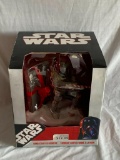 STAR WARS Kurt Adler Hand Crafted Fabriche Holiday BOBA FETT Han Solo Carbonite NEW