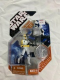 Star Wars 30th Anniversary CLONE TROOPER OFFICER YELLOW with coin Coin NEW Saga Legends
