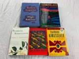 BARBARA KINGSOLVER Lot of 5 Hardcover, Paperback Books