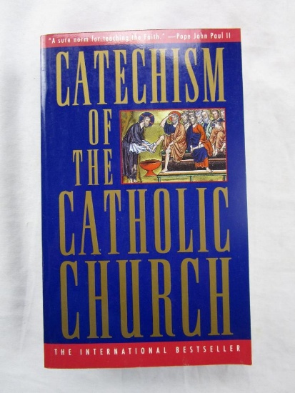 1994 "Catechism of the Catholic Church" from the U.S. Catholic Conference PAPERBACK