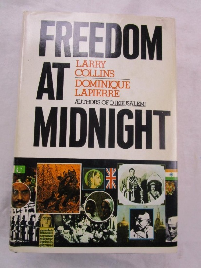 1975 "Freedom at Midnight" by Larry Collins and Dominique Lapierre HARDCOVER