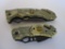 Lot of 2 U.S. Army Ranger Replica 'Lead the Way' Pocket Knives Made in China