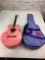 JJ Heart Girls PINK acoustic Guitar with case