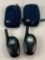 Lot 2 Cobra CXT280 Two Way Radios Walkie Talkie 22CH 22 Channels GMRS/FRS with cases