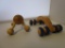 Lot of 2 hand-held wood muscle massagers
