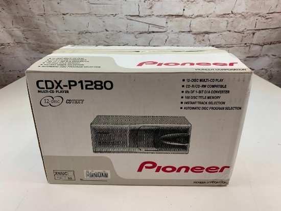 Vintage Pioneer 12 Disc CD Changer CDX-P1250 Car Stereo Car Audio NEW IN THE BOX