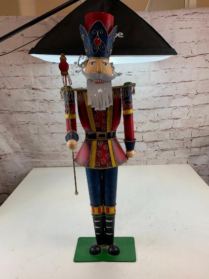 Toy soldier Christmas Decor Metal 35" Figure