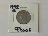 1992 S 25C Washington Quarter Proof
