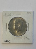 1965 Kennedy Silver Half Dollars UNC 40% Silver