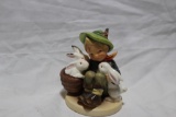 Vintage Hummell Germany W. Goubel Boy With Rabbit