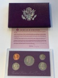 1990 S Proof Set United States US Mint Original Government Packaging Box & COA 40% Silver