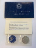 1971 S Eisenhower 40% Silver Dollar Proof with original envelope