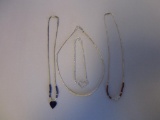 Lot of 4 costume jewelry necklaces