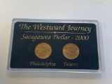 2000 Westward Journey Commemoratives~~Sacagawea Dollars P & D Mint