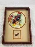 Native American Frame print with Arrow Head