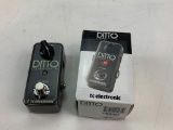 TC Electronic Ditto Looper Guitar Effect Pedal with box