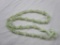 Beaded jadeite necklace with jadeite serpent clasp