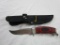 Browning WRL Fixed Blade Knife Model 843 in Canvas Sheath