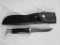 Buck 105 USA Pathfinder Fixed Blade Hunting Knife with Leather Sheath