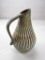 Handmade German pottery pitcher numbered with makers mark and signature 7.5