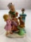 Vintage Allien Japan Figure Nurse, Child and Cat