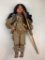 Native American porcelain doll with outfit by Cathay Collection Limited Edition