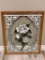 Stain Glass Framed Flower Art