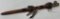 Native American Replica Peace Pipe Decor