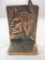 Vintage copper over metal Native American brave bookend 5.5