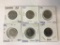 Lot of 6 Canada Quarters 25 Cent Coins; (2) 1969, 1982, (2) 1984, 1985