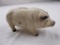 Cast iron pig piggy bank