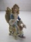 Vintage German porcelain lady sitting in chair figurine #11980 8.5