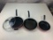 Lot of 3 kitchen essentials calphalon Frying Cooking Pans