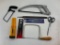 Lot of misc Hand Saws plus a File and Heavy duty Scissors