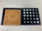 1968 Franklin Mint 25-Coin Collection of Antique Car Sterling Silver Coins - Series 1 Set with Book