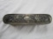 Vintage silverplate shoe brush