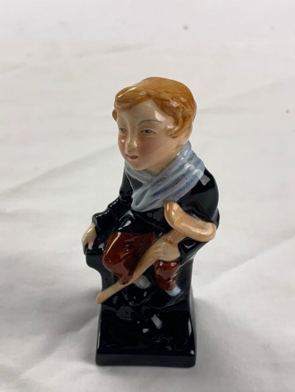 Vintage Royal Doulton Tiny Tim Figurine Charles Dickens Character England Porcelain