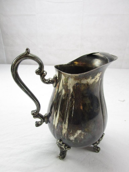 Vintage Gorham YH 342 silver plate water pitcher 9" tall